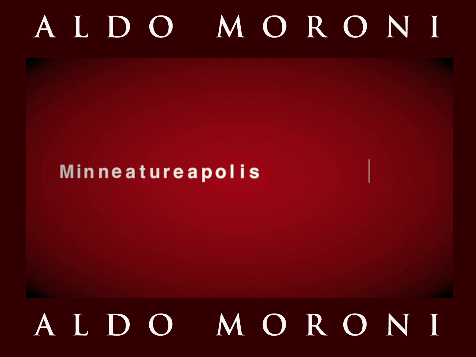 Aldo Moroni Minneatureapolis Promo